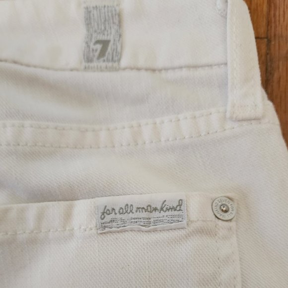 White Seven for All Mankind Jeans Size 28 - Picture 10 of 12